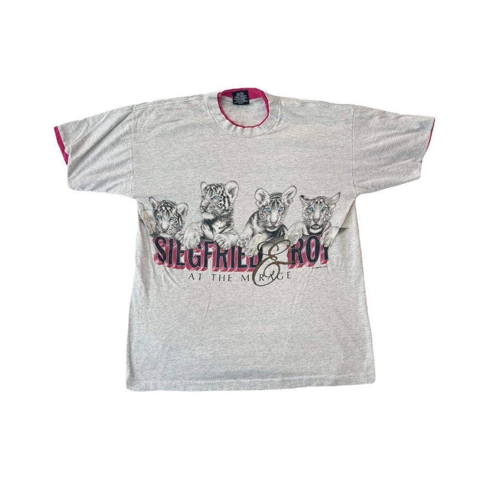 Siegfried & Roy - Live at the Mirage - 1990s (L) Vintage T-Shirt